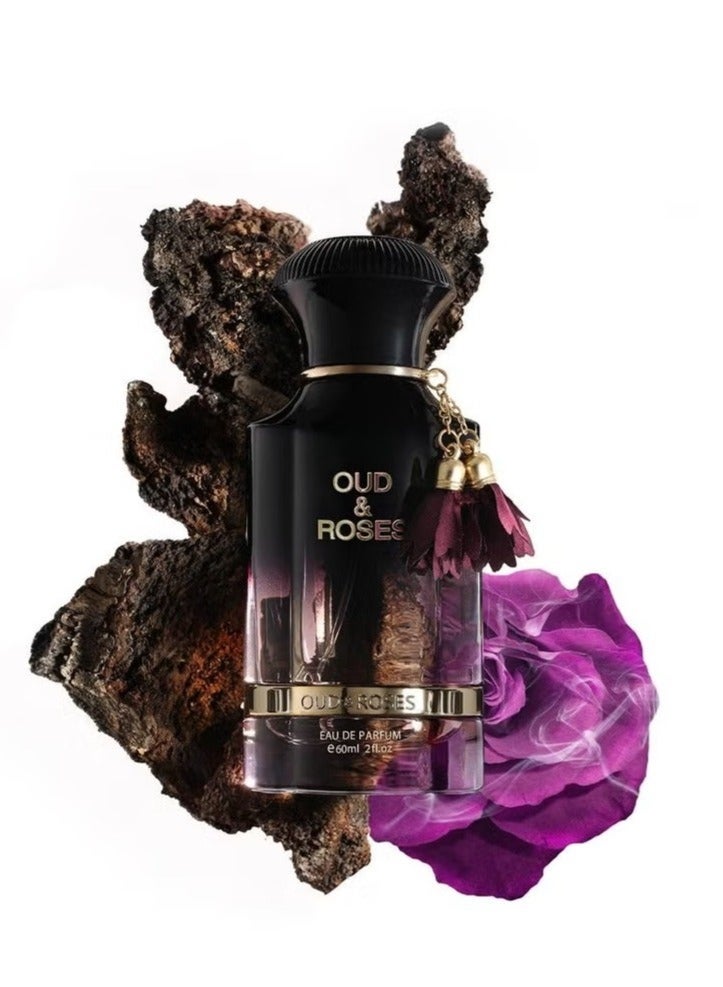 Ahmed Al Maghribi Oud & Roses Eau de Parfum 60ml - Image 2